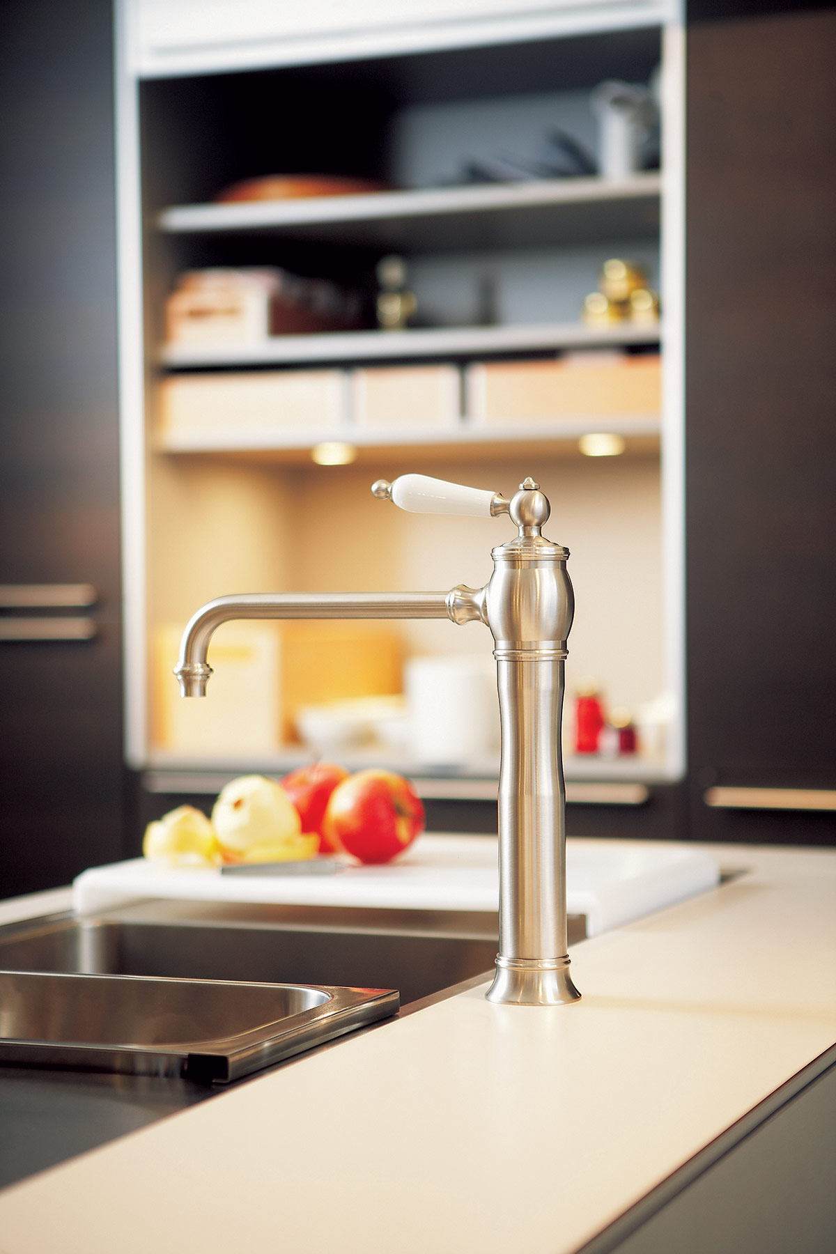 Traditional Emily Deck Mount Kitchen Faucet