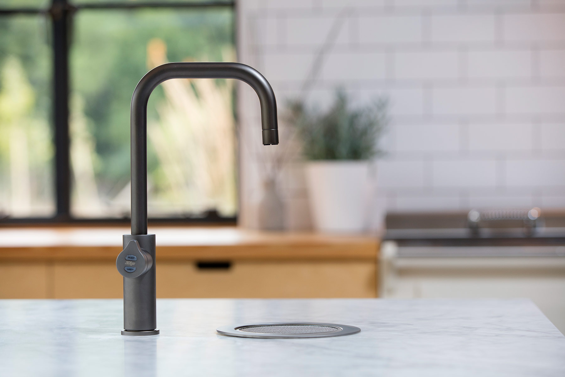Modern Hydrotap Cube Chilled, Sparkling Faucet