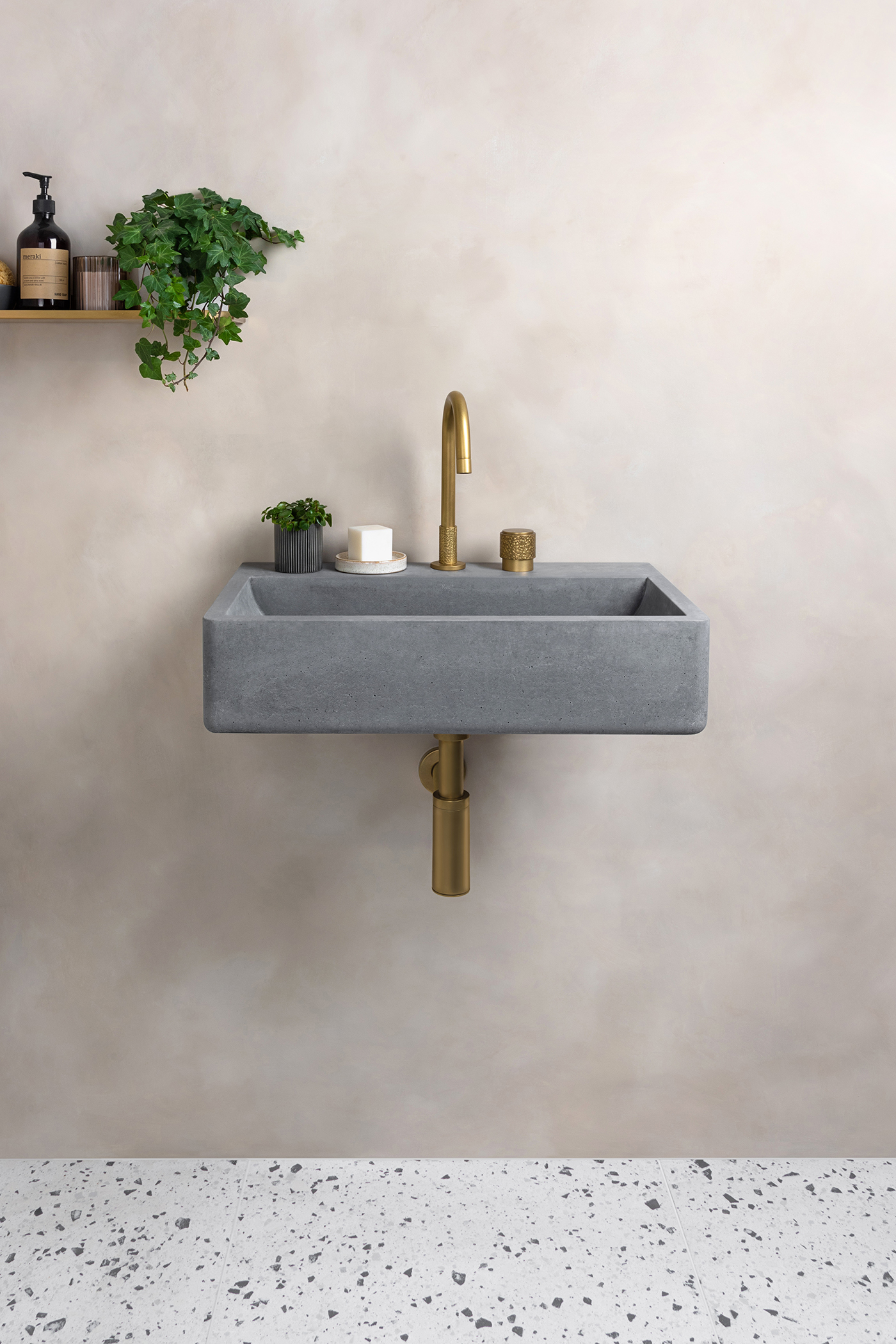 Modern Nilo Wall Mount or Surface Mount Basin
